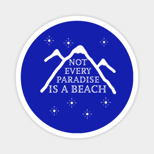 Winter Snow Paradise Magnet